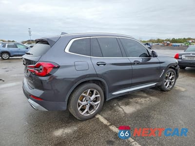 Trzecie zdjęcie samochodu z tyłu: 2024 BMW X3 XDRIVE30I VIN:WBX57DP07RN311782 - miniatura