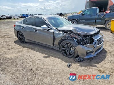 2015 INFINITI Q50 HYBRID SPORT JN1AV7AP1FM790973 - główne zdjęcie licytacji z USA - miniatura