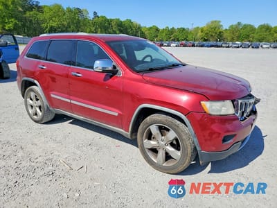 Czwarte zdjęcie samochodu z boku: 2012 JEEP GRAND CHEROKEE OVERLAND VIN:1C4RJFCG5CC199940 - miniatura