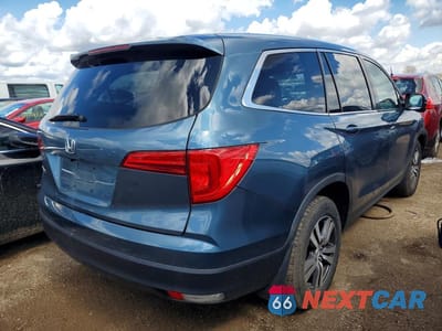 Trzecie zdjęcie samochodu z tyłu: 2018 HONDA PILOT EXL VIN:5FNYF5H59JB012049 - miniatura