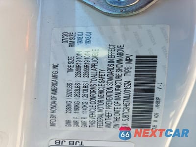 Zdjęcie 14 z 14 samochodu: 2021 ACURA RDX TECHNOLOGY VIN:5J8TC2H57ML001524 - miniatura