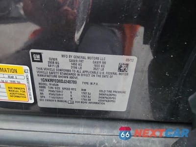 Zdjęcie 13 z 13 samochodu: 2013 CHEVROLET TRAVERSE LS VIN:1GNKRFED8DJ248789 - miniatura