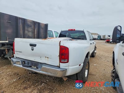 Trzecie zdjęcie samochodu z tyłu: 2006 DODGE RAM 3500 ST VIN:3D7ML48C96G261278 - miniatura
