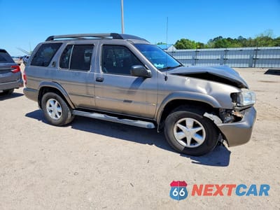 Czwarte zdjęcie samochodu z boku: 2002 NISSAN PATHFINDER SE VIN:JN8DR09Y72W720142 - miniatura