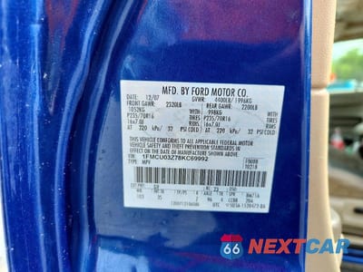 Zdjęcie 13 z 13 samochodu: 2008 FORD ESCAPE XLT VIN:1FMCU03Z78KC69992 - miniatura