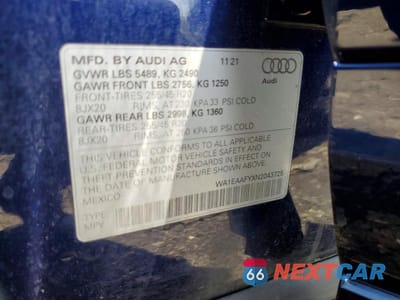 Zdjęcie 13 z 13 samochodu: 2022 AUDI Q5 PREMIUM PLUS 45 VIN:WA1EAAFYXN2043725 - miniatura