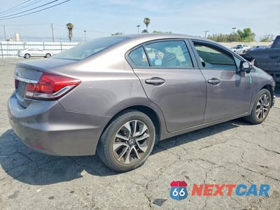 Trzecie zdjęcie samochodu z tyłu: 2015 HONDA CIVIC EX VIN:19XFB2F82FE201900 - miniatura