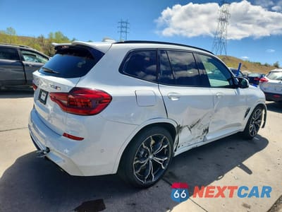 Trzecie zdjęcie samochodu z tyłu: 2021 BMW X3 M COMPETITION VIN:5YMTS0C05M9D81715 - miniatura