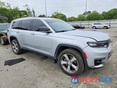 Czwarte zdjęcie samochodu z boku: 2021 JEEP GRAND CHEROKEE L LIMITED VIN:1C4RJJBG6M8207682 - miniatura