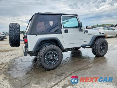 Trzecie zdjęcie samochodu z tyłu: 2004 JEEP WRANGLER / TJ SE VIN:1J4FA29194P724713 - miniatura