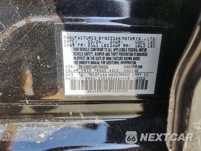 Zdjęcie 13 z 13 samochodu: 2024 NISSAN SENTRA SV VIN:3N1AB8CV4RY354534 - miniatura
