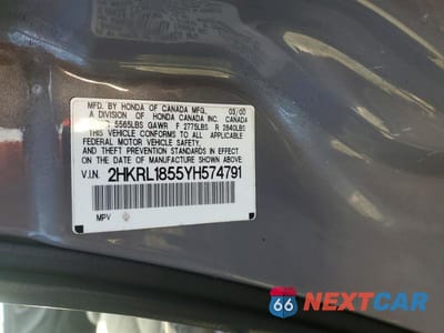 Zdjęcie 13 z 13 samochodu: 2000 HONDA ODYSSEY LX VIN:2HKRL1855YH574791 - miniatura