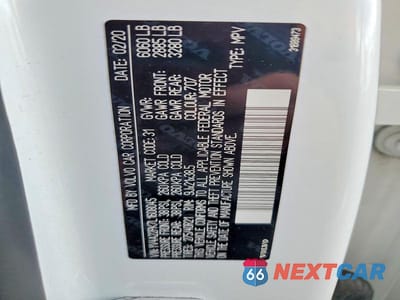 Zdjęcie 13 z 13 samochodu: 2020 VOLVO XC90 T6 MOMENTUM VIN:YV4A22PK7L1608045 - miniatura