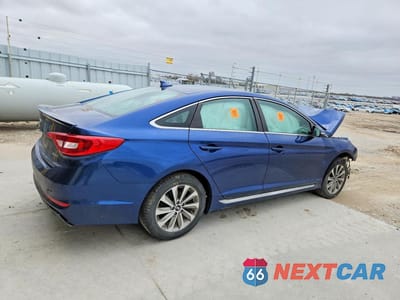 Trzecie zdjęcie samochodu z tyłu: 2017 HYUNDAI SONATA SPORT VIN:5NPE34AF6HH555007 - miniatura
