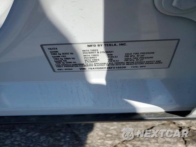 Zdjęcie 12 z 12 samochodu: 2025 TESLA MODEL Y VIN:7SAYGDEF4SF216539 - miniatura