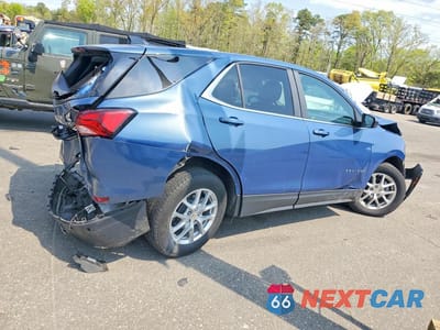 Trzecie zdjęcie samochodu z tyłu: 2024 CHEVROLET EQUINOX LT VIN:3GNAXUEG8RL351713 - miniatura