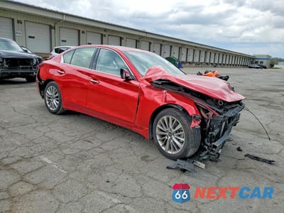 Czwarte zdjęcie samochodu z boku: 2021 INFINITI Q50 LUXE VIN:JN1EV7BR2MM750853 - miniatura