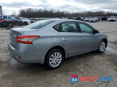 Trzecie zdjęcie samochodu z tyłu: 2014 NISSAN SENTRA SV VIN:3N1AB7AP3EY266647 - miniatura