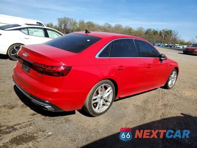 Trzecie zdjęcie samochodu z tyłu: 2023 AUDI A4 PREMIUM PLUS 45 VIN:WAUEAAF45PN009872 - miniatura