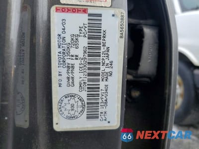 Zdjęcie 13 z 13 samochodu: 2003 TOYOTA ECHO BASE VIN:JTDBT123330297962 - miniatura