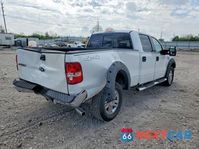 Trzecie zdjęcie samochodu z tyłu: 2008 FORD F150 SUPERCREW VIN:1FTPW14V98FA16733 - miniatura