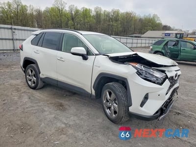 Czwarte zdjęcie samochodu z boku: 2019 TOYOTA RAV4 HYBRID LIMITED VIN:JTMDWRFV4KJ007425 - miniatura