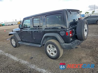 Drugie zdjęcie samochodu z przodu: 2022 JEEP WRANGLER UNLIMITED SPORT VIN:1C4HJXDM0NW224587 - miniatura