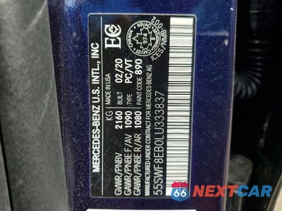 Zdjęcie 13 z 13 samochodu: 2020 MERCEDES-BENZ C 300 4MATIC VIN:55SWF8EB0LU333837 - miniatura