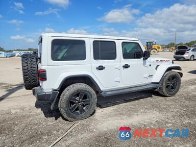 Trzecie zdjęcie samochodu z tyłu: 2022 JEEP WRANGLER UNLIMITED SAHARA VIN:1C4HJXEG3NW102752 - miniatura