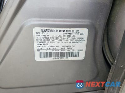 Zdjęcie 12 z 12 samochodu: 2011 INFINITI M37 BASE VIN:JN1BY1AP9BM321388 - miniatura