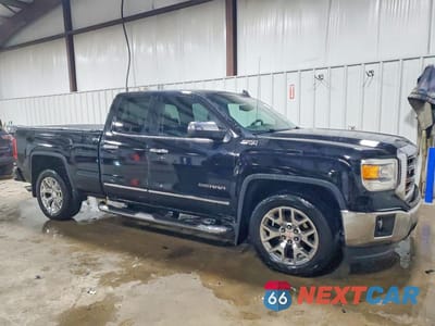 Czwarte zdjęcie samochodu z boku: 2015 GMC SIERRA K1500 SLE VIN:1GTV2UEC7FZ381117 - miniatura