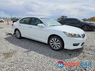 Czwarte zdjęcie samochodu z boku: 2013 HONDA ACCORD EXL VIN:1HGCR3F87DA035931 - miniatura