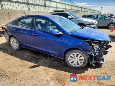 Czwarte zdjęcie samochodu z boku: 2021 HYUNDAI ACCENT SE VIN:3KPC24A6XME128387 - miniatura