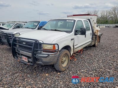 1999 FORD F350 SUPER DUTY FLATBED TRUCK 1FTSW31F1XEE65931 - główne zdjęcie licytacji z USA - miniatura