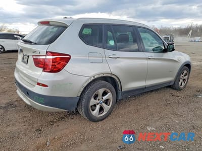 Trzecie zdjęcie samochodu z tyłu: 2012 BMW X3 XDRIVE28I VIN:5UXWX5C59CL725303 - miniatura