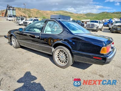 Drugie zdjęcie samochodu z przodu: 1988 BMW 635 CSI AUTOMATIC VIN:WBAEC8413J3267418 - miniatura
