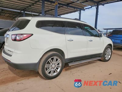 Trzecie zdjęcie samochodu z tyłu: 2015 CHEVROLET TRAVERSE LT VIN:1GNKRGKD4FJ208528 - miniatura