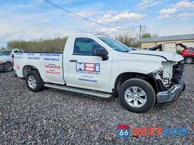 Czwarte zdjęcie samochodu z boku: 2023 CHEVROLET SILVERADO C1500 VIN:3GCNAAED2PG317370 - miniatura