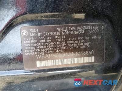 Zdjęcie 12 z 12 samochodu: 2010 BMW 328 I VIN:WBAPH7G54ANM48860 - miniatura