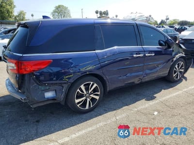 Trzecie zdjęcie samochodu z tyłu: 2019 HONDA ODYSSEY ELITE VIN:5FNRL6H9XKB062448 - miniatura