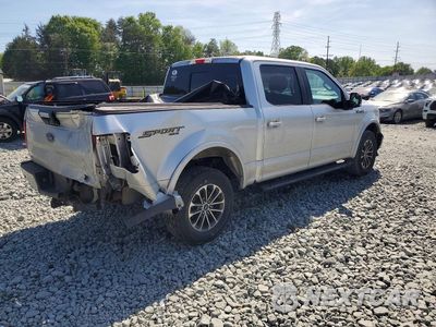 Trzecie zdjęcie samochodu z tyłu: 2018 FORD F150 SUPERCREW VIN:1FTEW1EP1JFB66039 - miniatura