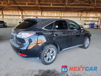 Trzecie zdjęcie samochodu z tyłu: 2010 LEXUS RX 450H VIN:JTJZB1BA6A2002092 - miniatura