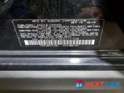 Zdjęcie 13 z 13 samochodu: 2019 SUBARU CROSSTREK PREMIUM VIN:JF2GTAEC9K8211704 - miniatura