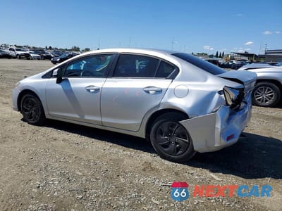 Drugie zdjęcie samochodu z przodu: 2013 HONDA CIVIC LX VIN:19XFB2F51DE243283 - miniatura