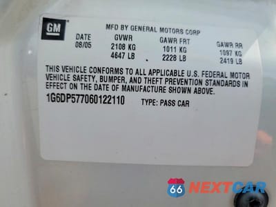 Zdjęcie 12 z 12 samochodu: 2006 CADILLAC CTS HI FEATURE V6 VIN:1G6DP577060122110 - miniatura