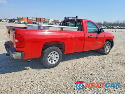 Trzecie zdjęcie samochodu z tyłu: 2013 CHEVROLET SILVERADO C1500 VIN:1GCNCPEXXDZ342584 - miniatura