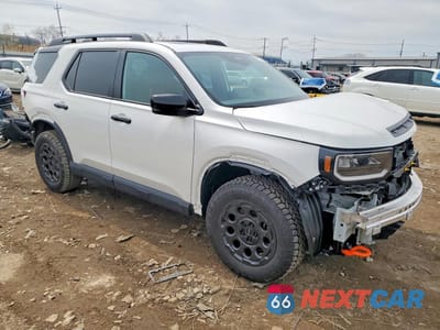 Czwarte zdjęcie samochodu z boku: 2026 HONDA PASSPORT TRAIL SPORT VIN:5FNYF9H55TB018957 - miniatura