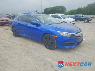 Czwarte zdjęcie samochodu z boku: 2016 HONDA CIVIC LX VIN:19XFC2F51GE040203 - miniatura