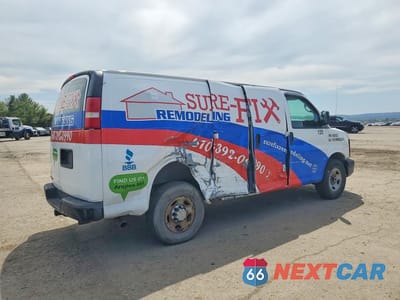 Trzecie zdjęcie samochodu z tyłu: 2008 CHEV EXPRESS G2500 VIN:1GCGG25C981135976 - miniatura