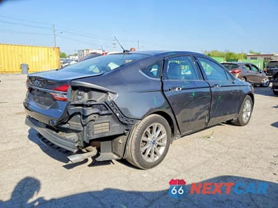 Trzecie zdjęcie samochodu z tyłu: 2017 FORD FUSION SE VIN:3FA6P0H74HR404573 - miniatura